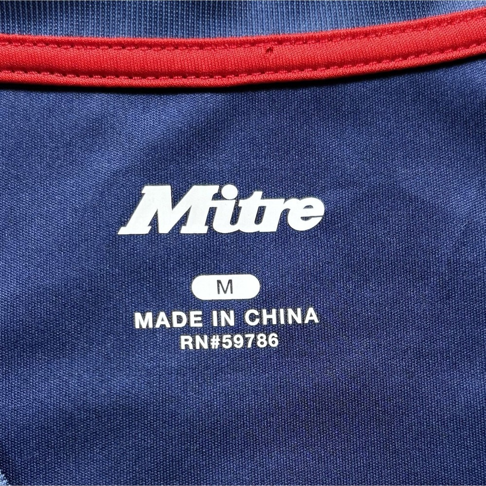 Mitre Men's Team USA Blue Hexagon Pattern Jersey Flag Size Medium NWT -1940 - Picture 5 of 9